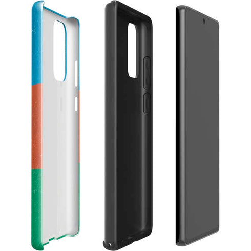 Azerbaijan Flag Distressed Galaxy Note20 5G Pro Case